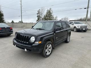 <font color=#000000 face=UICTFontTextStyleBody><span>2011 Jeep Patriot </span></font>Limited 4x4 70th Anniversary<br /><div><span>- $5499 + HST and Licensing </span></div><br /><div><span></span><br></div><br /><div><span>Ask about our other cars for sale!</span></div><br /><div><span></span><br></div><br /><div><span>We take trade ins!</span></div><br /><div><span></span><br></div><br /><div><span></span><br></div><br /><div><span>The motor vehicle sold under this contract is being sold as-is and is not represented as being in road worthy condition, mechanically sound or maintained at any guaranteed level of quality. The vehicle may not be fit for use as a means of transportation and may require substantial repairs at the purchasers expense. It may not be possible to register the vehicle to be driven in its current condition.</span></div>