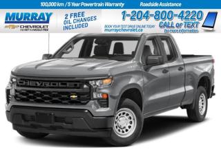 Introducing our brand-new 2024 Chevrolet Silverado 1500 Custom. This extended cab pickup is the epitome of power and performance, engineered to tackle tough terrains while providing a comfortable ride. Fitted with a Turbocharged Gas I4 2.7L/166 engine, this truck boasts impressive power and torque, making it perfect for work, play, or a mix of both.  The Silverado 1500 Custom comes with a fresh, modern design, yet it maintains the ruggedness and durability thats synonymous with the Chevrolet brand. It is the perfect vehicle for a user who likes to blend city drives with off-road adventures.  As a brand-new vehicle, it has only logged a minimal 10 kilometers, indicating that its ready and waiting to embark on countless journeys with its new owner. Regular servicing by certified technicians will ensure this vehicle remains in peak condition for many years to come.  At Murray Chevrolet Winnipeg, we pride ourselves on offering the best in terms of both vehicle quality and customer service. Come experience the power and comfort of the 2024 Chevrolet Silverado 1500 Custom for yourself. Let it be the reliable partner for all your journeys, adventures, and daily commutes. Contact us today for a test drive!  Dealer Permit #1740