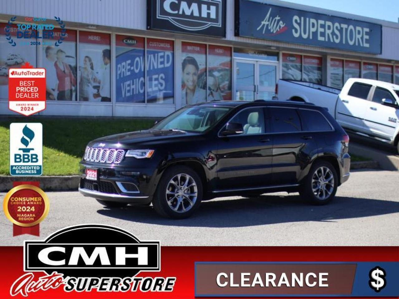 Used 2021 Jeep Grand Cherokee Summit  **GORGEOUS UNIT** for sale in St. Catharines, ON