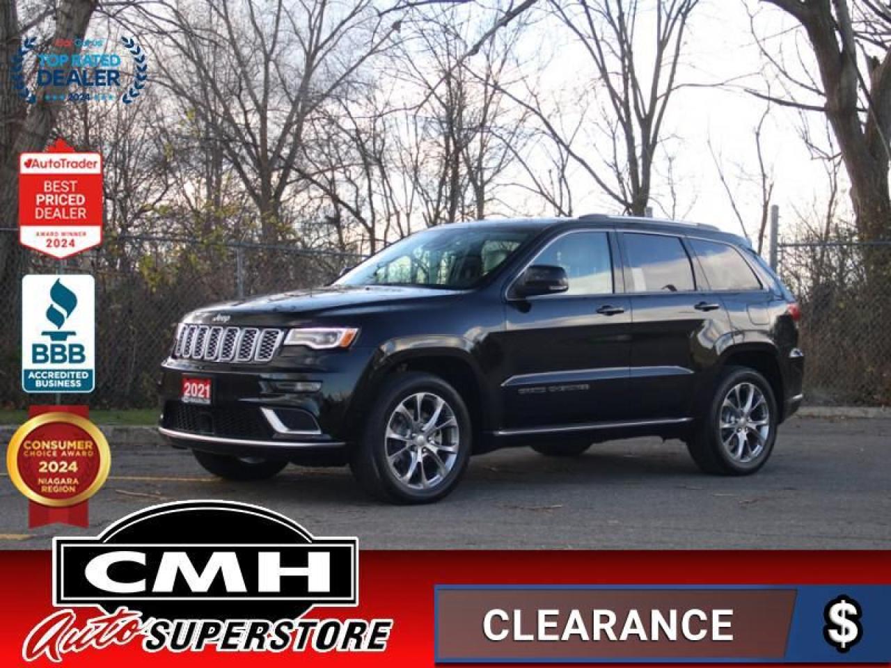 Used 2021 Jeep Grand Cherokee Summit  **PREM PLUS APP. GROUP** for sale in St. Catharines, ON