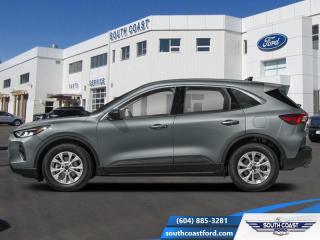 <b>Navigation, Heated Seats, Cold Weather Package, Heated Steering Wheel, Remote Engine Start!</b><br> <br>   With limitless capability, this Ford Escape is ready for wherever your next adventure takes you. <br> <br>This Ford Escape was built for an active lifestyle and offers plenty of options for you to hit the road in your own individual style. Whether you need a family SUV for soccer practice, a capable adventure vehicle, or both, the versatile Ford Escape has you covered. Built for those who live on the go, the 2024 Ford Escape is made to be unstoppable.<br> <br> This carbonized grey metallic SUV  has an automatic transmission and is powered by a  180HP 1.5L 3 Cylinder Engine.<br> <br> Our Escapes trim level is Active. Immensely practical and stylish, this Ford Escape Active packs amazing standard features such as a power-operated liftgate for rear cargo access, LED headlights with automatic high beams, an 8-inch infotainment screen powered by SYNC 4 with wireless Apple CarPlay and Android Auto, FordPass Connect with 4G mobile internet hotspot access, and proximity keyless entry with push button start. Road safety features include blind spot detection, pre-collision assist with automatic emergency braking and a back-up camera, lane keeping assist, lane departure warning, and front and rear collision mitigation. Additional features include dual-zone climate control, front and rear cupholders, smart device remote engine start, and even more. This vehicle has been upgraded with the following features: Navigation, Heated Seats, Cold Weather Package, Heated Steering Wheel, Remote Engine Start, Tech Package, Lane Assist. <br><br> View the original window sticker for this vehicle with this url <b><a href=http://www.windowsticker.forddirect.com/windowsticker.pdf?vin=1FMCU9GN7RUB16014 target=_blank>http://www.windowsticker.forddirect.com/windowsticker.pdf?vin=1FMCU9GN7RUB16014</a></b>.<br> <br>To apply right now for financing use this link : <a href=https://www.southcoastford.com/financing/ target=_blank>https://www.southcoastford.com/financing/</a><br><br> <br/>    2.99% financing for 84 months. <br> Buy this vehicle now for the lowest bi-weekly payment of <b>$244.55</b> with $0 down for 84 months @ 2.99% APR O.A.C. ( Plus applicable taxes -  $595 Administration Fee included    / Total Obligation of $44509  ).  Incentives expire 2024-05-08.  See dealer for details. <br> <br>Call South Coast Ford Sales or come visit us in person. Were convenient to Sechelt, BC and located at 5606 Wharf Avenue. and look forward to helping you with your automotive needs. <br><br> Come by and check out our fleet of 20+ used cars and trucks and 110+ new cars and trucks for sale in Sechelt.  o~o