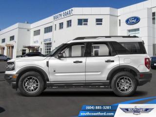 <b>Ford Co-Pilot360 Assist+, Wireless Charging, Convenience Package, Fog Lamps!</b><br> <br>   Looking for off-roading capability with a mix off efficiency and tech features? This Bronco Sport is certainly up to the challenge. <br> <br>A compact footprint, an iconic name, and modern luxury come together to make this Bronco Sport an instant classic. Whether your next adventure takes you deep into the rugged wilds, or into the rough and rumble city, this Bronco Sport is exactly what you need. With enough cargo space for all of your gear, the capability to get you anywhere, and a manageable footprint, theres nothing quite like this Ford Bronco Sport.<br> <br> This oxford white SUV  has a 8 speed automatic transmission and is powered by a  181HP 1.5L 3 Cylinder Engine.<br> <br> Our Bronco Sports trim level is Big Bend. This Bronco Big Bend steps things up with heated cloth front seats that feature power lumbar adjustment, along with SiriusXM streaming radio and exclusive aluminum wheels. Also standard include voice-activated automatic air conditioning, 8-inch SYNC 3 powered infotainment screen with Apple CarPlay and Android Auto, smart charging USB type-A and type-C ports, 4G LTE mobile hotspot internet access, proximity keyless entry with remote start, and a robust terrain management system that features the trademark Go Over All Terrain (G.O.A.T.) driving modes. Additional features include blind spot detection, rear cross traffic alert and pre-collision assist with automatic emergency braking, lane keeping assist, lane departure warning, forward collision alert, driver monitoring alert, a rear-view camera, and so much more. This vehicle has been upgraded with the following features: Ford Co-pilot360 Assist+, Wireless Charging, Convenience Package, Fog Lamps. <br><br> View the original window sticker for this vehicle with this url <b><a href=http://www.windowsticker.forddirect.com/windowsticker.pdf?vin=3FMCR9B68RRF15636 target=_blank>http://www.windowsticker.forddirect.com/windowsticker.pdf?vin=3FMCR9B68RRF15636</a></b>.<br> <br>To apply right now for financing use this link : <a href=https://www.southcoastford.com/financing/ target=_blank>https://www.southcoastford.com/financing/</a><br><br> <br/>    2.99% financing for 84 months. <br> Buy this vehicle now for the lowest bi-weekly payment of <b>$273.53</b> with $0 down for 84 months @ 2.99% APR O.A.C. ( Plus applicable taxes -  $595 Administration Fee included    / Total Obligation of $49783  ).  Incentives expire 2024-05-08.  See dealer for details. <br> <br>Call South Coast Ford Sales or come visit us in person. Were convenient to Sechelt, BC and located at 5606 Wharf Avenue. and look forward to helping you with your automotive needs. <br><br> Come by and check out our fleet of 20+ used cars and trucks and 110+ new cars and trucks for sale in Sechelt.  o~o