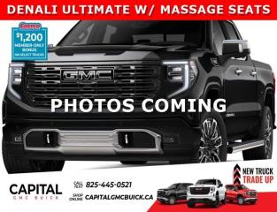 Dont miss out on this Limited Production DENALI ULTIMATE Sierra 1500 with the 6.2L ENGINE. Equipped with 16-way power front seats including MASSAGE feature, Handsfree Super Cruise, Bose Premium Stereo, the EXCLUSIVE Luxury Alpine Umber Interior, 22 Aluminum, Midnight with Chrome Inserts wheels, power-retractable assist steps with perimeter lighting, Power sunroof, Advanced Technology package, adaptive cruise, rear camera mirror, heads-up display, VADER CHROME, Body Color Arch Moldings and much much more!Ask for the Internet Department for more information or book your test drive today! Text 365-601-8318 for fast answers at your fingertips!AMVIC Licensed Dealer - Licence Number B1044900Disclaimer: All prices are plus taxes and include all cash credits and loyalties. See dealer for details. AMVIC Licensed Dealer # B1044900