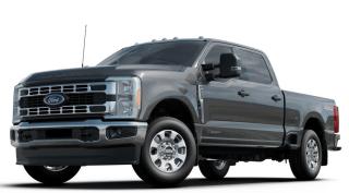 Our Diesel powered 2024 Ford F-250 XLT Crew Cab 4X4 is engineered to meet the busy demands of challenging days in Carbonized Gray Metallic! Powered by a TurboCharged 6.7 Litre PowerStroke Diesel V8 offering 475hp and 1050lb-ft of torque to a 10 Speed Automatic transmission. This Four Wheel Drive truck also supplies separate modes for slippery conditions and towing/hauling to upgrade its capability. Standing strong, our F-250 is fierce and functional with jewel-effect halogen headlamps, fog lamps, a trailer-hitch receiver, alloy wheels, chrome grille/bumpers, tow hooks, and heated trailer-tow mirrors.    Thoughtful details in our XLT cabin help you stay fresh on the job. The comfortable cloth seats with eight-way power for the driver lead the way to complement a multifunction steering wheel, air conditioning, 12V/120V outlets, cruise control, keyless entry, and a 4.2-inch productivity screen. Premium infotainment technologies include an 8-inch touchscreen, Apple CarPlay?, Android Auto?, WiFi compatibility, Bluetooth?, voice control, and an AM/FM/MP3 audio system.    Work safer with intelligent Ford tech like automatic braking, forward collision warning, a rearview camera, trailer-sway control, hill-start assist, stability/traction control, ABS, tire-pressure monitoring, Safety Canopy airbags, and more. Ready for a workout, our F-250 XLT is a better way to go! Save this Page and Call for Availability. We Know You Will Enjoy Your Test Drive Towards Ownership!