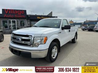 <b>Low Mileage, Bluetooth,  SiriusXM,  Air Conditioning,  Aluminum Wheels,  Power Windows!</b><br> <br> We sell high quality used cars, trucks, vans, and SUVs in Saskatoon and surrounding area.<br> <br>   Smart engineering, impressive tech, and rugged styling make the F-150 hard to pass up. This  2013 Ford F-150 is for sale today. <br> <br>Whether its the rugged style, the proven capability, or the unstoppable toughness that attracts you to the F-150, this Ford is the ultimate pickup truck. Its been the best-selling vehicle in Canada for decades for good reasons. It does everything you could ever want a full-size pickup to do effortlessly and it looks good doing it. The F-150 is built Ford tough. This low mileage  Regular Cab pickup  has just 73,385 kms. Its  white in colour  . It has a 6 speed automatic transmission and is powered by a   5.0L 8 Cylinder Engine.  It may have some remaining factory warranty, please check with dealer for details.  This vehicle has been upgraded with the following features: Bluetooth,  Siriusxm,  Air Conditioning,  Aluminum Wheels,  Power Windows,  Cruise Control. <br> To view the original window sticker for this vehicle view this <a href=http://www.windowsticker.forddirect.com/windowsticker.pdf?vin=1FTNF1CF6DKF39386 target=_blank>http://www.windowsticker.forddirect.com/windowsticker.pdf?vin=1FTNF1CF6DKF39386</a>. <br/><br> <br>To apply right now for financing use this link : <a href=https://www.villageauto.ca/car-loan/ target=_blank>https://www.villageauto.ca/car-loan/</a><br><br> <br/><br> Buy this vehicle now for the lowest bi-weekly payment of <b>$164.20</b> with $0 down for 60 months @ 6.99% APR O.A.C. ( Plus applicable taxes -  Plus applicable fees   ).  See dealer for details. <br> <br><br> Village Auto Sales has been a trusted name in the Automotive industry for over 40 years. We have built our reputation on trust and quality service. With long standing relationships with our customers, you can trust us for advice and assistance on all your motoring needs. </br>

<br> With our Credit Repair program, and over 250 well-priced vehicles in stock, youll drive home happy, and thats a promise. We are driven to ensure the best in customer satisfaction and look forward working with you. </br> o~o