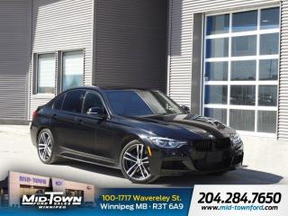 Recent Arrival!<BR><BR>Local Trade |, New Brakes |, AWD.<BR><BR>Black Sapphire Metallic 2018 BMW 3 Series 340i xDrive AWD 3.0L 6-Cylinder DOHC 24V Turbocharged 8-Speed Automatic<BR><BR><BR>For further information please contact MidTown Ford sales department directly at 204-284-7650. Dealer #9695.<BR><BR><BR>Reviews:<BR> * Owners appreciate solid real-world fuel efficiency, pleasing handling and steering, pleasing performance, a high-class feel to the cabin, great overall design, and an overall sense of driving something well-made, robust, and solid. Performance from six-cylinder models is said to be excellent, as is the up-level stereo system. Source: autoTRADER.ca