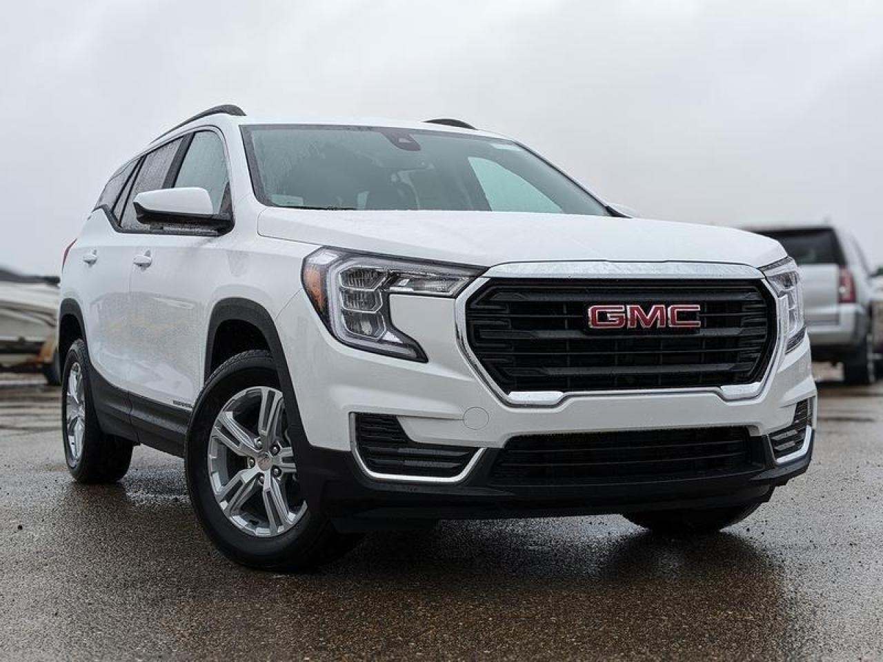 <br> <br> From the impressive practicality to striking styling this 2024 GMC Terrain makes every day better. <br> <br>From endless details that drastically improve this SUVs usability, to striking style and amazing capability, this 2024 Terrain is exactly what you expect from a GMC SUV. The interior has a clean design, with upscale materials like soft-touch surfaces and premium trim. You cant go wrong with this SUV for all your family hauling needs.<br> <br> This summit white SUV has an automatic transmission and is powered by a 175HP 1.5L 4 Cylinder Engine.<br> <br> Our Terrains trim level is SLE. This amazing crossover comes with some impressive features such as a colour touchscreen infotainment system featuring wireless Apple CarPlay, Android Auto and SiriusXM plus its also 4G LTE hotspot capable. This Terrain SLE also includes lane keep assist with lane departure warning, forward collision alert, Teen Driver technology, a remote engine starter, a rear vision camera, LED signature lighting, StabiliTrak with hill descent control, a leather-wrapped steering wheel with audio and cruise controls, a power driver seat and a 60/40 split-folding rear seat to make hauling large items a breeze. This vehicle has been upgraded with the following features: Heated Seats, Apple Carplay, Android Auto, Remote Start, Lane Keep Assist, Forward Collision Alert, Led Lights. <br><br> <br/><br>Contact our Sales Department today by: <br><br>Phone: 1 (306) 882-2691 <br><br>Text: 1-306-800-5376 <br><br>- Want to trade your vehicle? Make the drive and well have it professionally appraised, for FREE! <br><br>- Financing available! Onsite credit specialists on hand to serve you! <br><br>- Apply online for financing! <br><br>- Professional, courteous, and friendly staff are ready to help you get into your dream ride! <br><br>- Call today to book your test drive! <br><br>- HUGE selection of new GMC, Buick and Chevy Vehicles! <br><br>- Fully equipped service shop with GM certified technicians <br><br>- Full Service Quick Lube Bay! Drive up. Drive in. Drive out! <br><br>- Best Oil Change in Saskatchewan! <br><br>- Oil changes for all makes and models including GMC, Buick, Chevrolet, Ford, Dodge, Ram, Kia, Toyota, Hyundai, Honda, Chrysler, Jeep, Audi, BMW, and more! <br><br>- Rosetowns ONLY Quick Lube Oil Change! <br><br>- 24/7 Touchless car wash <br><br>- Fully stocked parts department featuring a large line of in-stock winter tires! <br> <br><br><br>Rosetown Mainline Motor Products, also known as Mainline Motors is the ORIGINAL King Of Trucks, featuring Chevy Silverado, GMC Sierra, Buick Enclave, Chevy Traverse, Chevy Equinox, Chevy Cruze, GMC Acadia, GMC Terrain, and pre-owned Chevy, GMC, Buick, Ford, Dodge, Ram, and more, proudly serving Saskatchewan. As part of the Mainline Automotive Group of Dealerships in Western Canada, we are also committed to servicing customers anywhere in Western Canada! We have a huge selection of cars, trucks, and crossover SUVs, so if youre looking for your next new GMC, Buick, Chevrolet or any brand on a used vehicle, dont hesitate to contact us online, give us a call at 1 (306) 882-2691 or swing by our dealership at 506 Hyw 7 W in Rosetown, Saskatchewan. We look forward to getting you rolling in your next new or used vehicle! <br> <br><br><br>* Vehicles may not be exactly as shown. Contact dealer for specific model photos. Pricing and availability subject to change. All pricing is cash price including fees. Taxes to be paid by the purchaser. While great effort is made to ensure the accuracy of the information on this site, errors do occur so please verify information with a customer service rep. This is easily done by calling us at 1 (306) 882-2691 or by visiting us at the dealership. <br><br> Come by and check out our fleet of 50+ used cars and trucks and 140+ new cars and trucks for sale in Rosetown. o~o