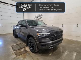 <b>Navigation,  Wireless Charging,  Leather Seats,  Cooled Seats,  Heated Rear Seats!</b><br> <br>  On Sale! Save $3008 on this one, weve marked it down from $49995.   Discover the inner beauty and rugged exterior of this stylish Ram 1500. This  2020 Ram 1500 is fresh on our lot in Indian Head. <br> <br>The Ram 1500 delivers power and performance everywhere you need it, with a tech-forward cabin that is all about comfort and convenience. Loaded with best-in-class features, its easy to see why the Ram 1500 is so popular. With the most towing and hauling capability in a Ram 1500, as well as improved efficiency and exceptional capability, this truck has the grit to take on any task. This  Regular Cab 4X4 pickup  has 117,501 kms. Its  grey in colour  . It has a 8 speed automatic transmission and is powered by a  395HP 5.7L 8 Cylinder Engine.  <br> <br> Our 1500s trim level is Limited. This top of the line Ram 1500 Limited comes very well equipped with exclusive aluminum wheels and elegant styling, heated and cooled premium leather seats with heated second row seats, blind spot detection and Uconnect 4C with a larger touchscreen that features a premium Alpine stereo system, Apple CarPlay, Android Auto, and built-in navigation. This stunning truck also comes with unique chrome accents, a heated leather steering wheel, dual zone climate control, wireless charging, Active-Level air suspension, bi-functional LED headlights, front and rear Park-Sense sensors, power heated side mirrors, proximity keyless entry, a spray in bed liner, LED cargo area lights, power seats w/ memory, towing equipment, front fog lights, power adjustable pedals and so much more. This vehicle has been upgraded with the following features: Navigation,  Wireless Charging,  Leather Seats,  Cooled Seats,  Heated Rear Seats,  Remote Start,  Heated Steering Wheel. <br> To view the original window sticker for this vehicle view this <a href=http://www.chrysler.com/hostd/windowsticker/getWindowStickerPdf.do?vin=1C6SRFHT8LN271967 target=_blank>http://www.chrysler.com/hostd/windowsticker/getWindowStickerPdf.do?vin=1C6SRFHT8LN271967</a>. <br/><br> <br>To apply right now for financing use this link : <a href=https://www.indianheadchrysler.com/finance/ target=_blank>https://www.indianheadchrysler.com/finance/</a><br><br> <br/><br>At Indian Head Chrysler Dodge Jeep Ram Ltd., we treat our customers like family. That is why we have some of the highest reviews in Saskatchewan for a car dealership!  Every used vehicle we sell comes with a limited lifetime warranty on covered components, as long as you keep up to date on all of your recommended maintenance. We even offer exclusive financing rates right at our dealership so you dont have to deal with the banks.
You can find us at 501 Johnston Ave in Indian Head, Saskatchewan-- visible from the TransCanada Highway and only 35 minutes east of Regina. Distance doesnt have to be an issue, ask us about our delivery options!

Call: 306.695.2254<br> Come by and check out our fleet of 40+ used cars and trucks and 80+ new cars and trucks for sale in Indian Head.  o~o