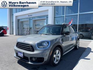 <b>Aluminum Wheels,  Proximity Key,  Streaming Audio,  Park Assist,  Leather Steering Wheel!</b><br> <br>    More than a quirky crossover, this legendary MINI Countryman is fast, reliable, and very luxurious. This  2020 MINI Countryman is fresh on our lot in Nepean. <br> <br>Hit the road in the largest, roomiest and most adventure-ready MINI in the range. Featuring practicality for your every day and enough space for your weekend escape. With ALL4 all-wheel drive as standard, its ready to tackle anything the road or Mother Nature throws your way - whether youre driving through town or exploring new horizons. Take a closer look at this MINI Countryman and explore its premium and practical features.This  SUV has 60,869 kms. Its  nice in colour  . It has an automatic transmission and is powered by a  134HP 1.5L 3 Cylinder Engine.  It may have some remaining factory warranty, please check with dealer for details. <br> <br> Our Countrymans trim level is Cooper ALL4. Stylish yet quirky, this MINI Countryman ALL4 is the crossover SUV that the world loves and adores. This capable Countryman comes with stylish aluminum wheels, comfortable sport seats with premium materials, a high quality audio system paired with a colour touchscreen display. It also includes body coloured bumpers, chrome door handles, 40/20/40 split folding rear seat, proximity remote keyless entry with push button start, a leather steering wheel with cruise and audio controls, park distance control rear parking sensors and a rear view camera. This vehicle has been upgraded with the following features: Aluminum Wheels,  Proximity Key,  Streaming Audio,  Park Assist,  Leather Steering Wheel,  Cruise Control,  Rear View Camera. <br> <br>To apply right now for financing use this link : <a href=https://www.barrhavenvw.ca/en/form/new/financing-request-step-1/44 target=_blank>https://www.barrhavenvw.ca/en/form/new/financing-request-step-1/44</a><br><br> <br/><br> Buy this vehicle now for the lowest bi-weekly payment of <b>$195.41</b> with $0 down for 96 months @ 7.99% APR O.A.C. ((Plus applicable taxes and fees - Some conditions apply to get approved at the mentioned rate)     ).  See dealer for details. <br> <br>We are your premier Volkswagen dealership in the region. If youre looking for a new Volkswagen or a car, check out Barrhaven Volkswagens new, pre-owned, and certified pre-owned Volkswagen inventories. We have the complete lineup of new Volkswagen vehicles in stock like the GTI, Golf R, Jetta, Tiguan, Atlas Cross Sport, Volkswagen ID.4 electric vehicle, and Atlas. If you cant find the Volkswagen model youre looking for in the colour that you want, feel free to contact us and well be happy to find it for you. If youre in the market for pre-owned cars, make sure you check out our inventory. If you see a car that you like, contact 844-914-4805 to schedule a test drive.<br> Come by and check out our fleet of 30+ used cars and trucks and 60+ new cars and trucks for sale in Nepean.  o~o