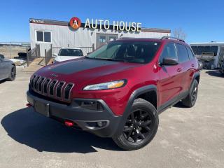 Used 2016 Jeep Cherokee Trailhawk 4WD BLUETOOTH BACKUP CAM REMOTE START for sale in Calgary, AB