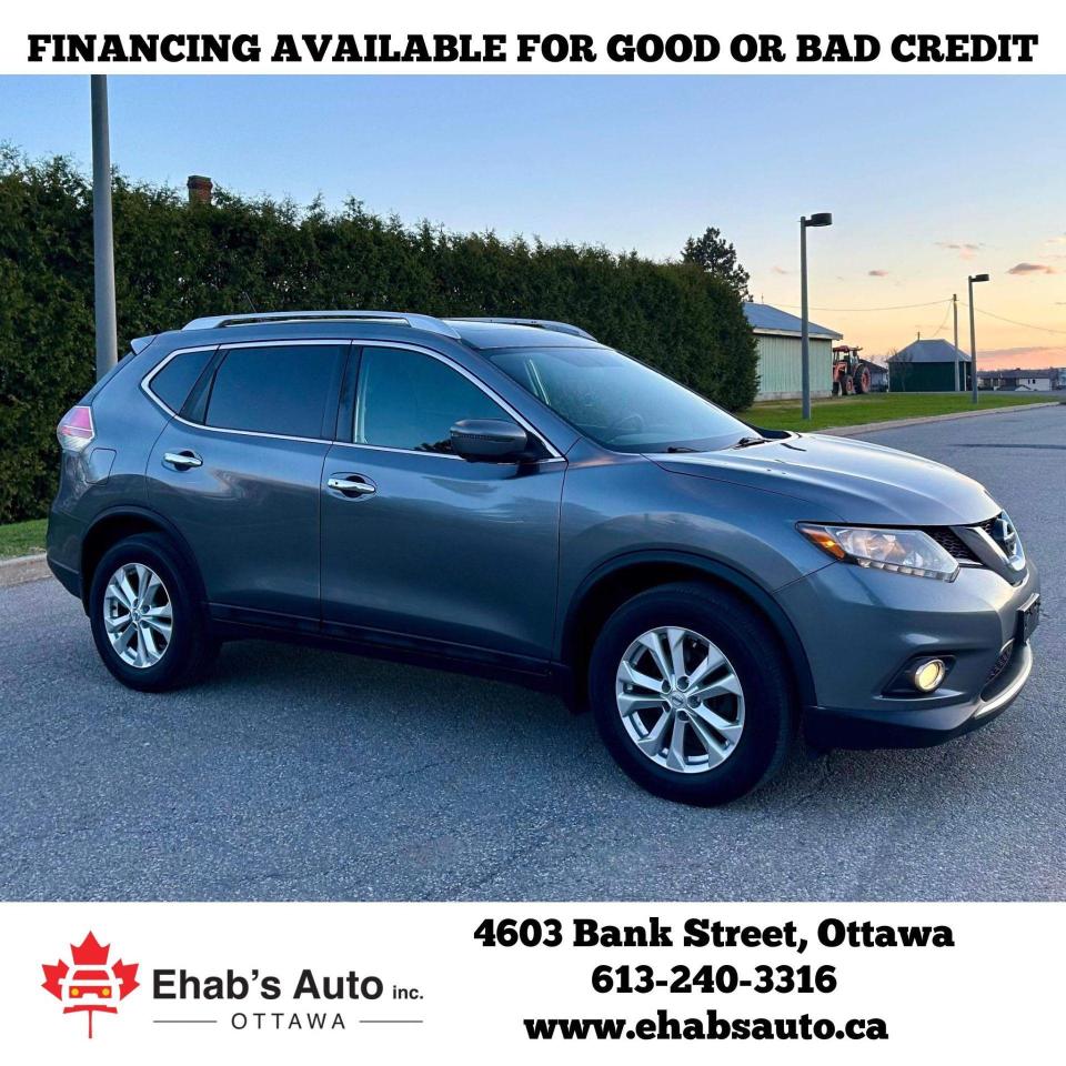 2016 Nissan Rogue AWD / Navi / Sunroof/ Safetied