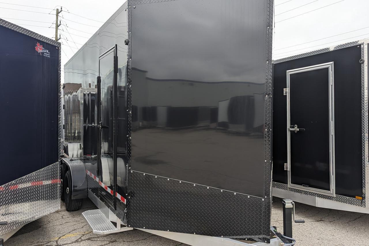 2024 Canadian Trailer Company 7x16 V-Nose Cargo Trailer Aluminum Tandem Axle