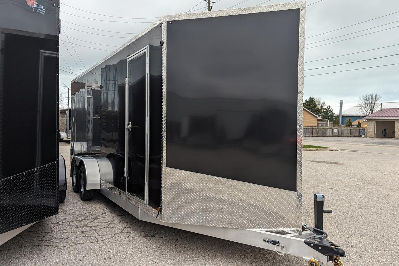 2024 Canadian Trailer Company 7x20 V-Nose Cargo Trailer Aluminum Tandem Axle Photo9