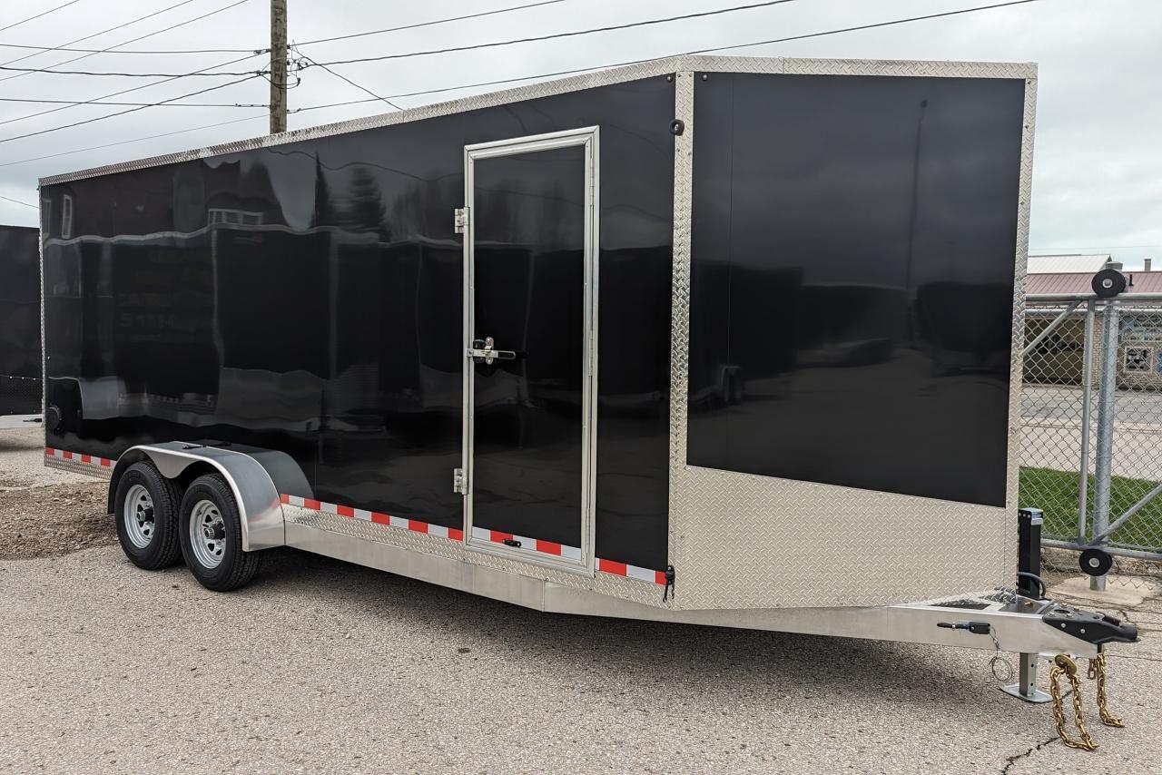 2024 Canadian Trailer Company 7x20 V-Nose Cargo Trailer Aluminum Tandem Axle