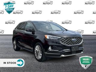 <p><strong>2022 Ford Edge Titanium</strong></p><br><br><p>4D Sport Utility, EcoBoost 2.0L I4 GTDi DOHC Turbocharged VCT, 8-Speed Automatic AWD</p><br><br><h3>Key Features:</h3><br><br><ul><br> <li>AWD for enhanced traction</li><br> <li>12 Speakers for immersive sound experience</li><br> <li>Automatic temperature control for optimal comfort</li><br> <li>Heated Leather-Trimmed Sport Bucket Seats for luxury</li><br> <li>Rain sensing wipers for convenience during bad weather</li><br> <li>SYNC 4A w/Enhanced Voice Recognition for seamless connectivity</li><br></ul><br><br><h3>Additional Features:</h3><br><br><ul><br> <li>Alloy wheels for style and performance</li><br> <li>Power Liftgate for easy access to the cargo area</li><br> <li>Speed-Sensitive Wipers for improved visibility</li><br> <li>Split folding rear seat for versatile cargo space</li><br></ul><br><br><p>Experience the perfect blend of style, performance, and comfort with the Agate Black Metallic 2022 Ford Edge Titanium!</p><br><br>SPECIAL NOTE: This vehicle is reserved for AutoIQs Retail Customers Only. Please, No Dealer Calls <br><br>Dont Delay! With over 140 Sales Professionals Promoting this Pre-Owned Vehicle through 11 Dealerships Representing 11 Communities Across Ontario, this Great Value Wont Last Long!<br><br>AutoIQ proudly offers a 7 Day Money Back Guarantee. Buy with Complete Confidence. You wont be disappointed!<p> </p>

<h4>VALUE+ CERTIFIED PRE-OWNED VEHICLE</h4>

<p>36-point Provincial Safety Inspection<br />
172-point inspection combined mechanical, aesthetic, functional inspection including a vehicle report card<br />
Warranty: 30 Days or 1500 KMS on mechanical safety-related items and extended plans are available<br />
Complimentary CARFAX Vehicle History Report<br />
2X Provincial safety standard for tire tread depth<br />
2X Provincial safety standard for brake pad thickness<br />
7 Day Money Back Guarantee*<br />
Market Value Report provided<br />
Complimentary 3 months SIRIUS XM satellite radio subscription on equipped vehicles<br />
Complimentary wash and vacuum<br />
Vehicle scanned for open recall notifications from manufacturer</p>

<p>SPECIAL NOTE: This vehicle is reserved for AutoIQs retail customers only. Please, No dealer calls. Errors & omissions excepted.</p>

<p>*As-traded, specialty or high-performance vehicles are excluded from the 7-Day Money Back Guarantee Program (including, but not limited to Ford Shelby, Ford mustang GT, Ford Raptor, Chevrolet Corvette, Camaro 2SS, Camaro ZL1, V-Series Cadillac, Dodge/Jeep SRT, Hyundai N Line, all electric models)</p>

<p>INSGMT</p>
