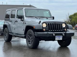 Used 2018 Jeep Wrangler JK Unlimited Sport UNLIMITED JK WILLYS | AUTO | 4WD | HARD TOP | for sale in Kitchener, ON