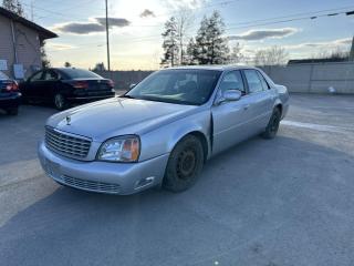 <div>2002 Cadillac Deville</div><br /><div>- $2499 + HST and Licensing </div><br /><div><br></div><br /><div>Ask about our other cars for sale!</div><br /><div><br></div><br /><div>We take trade ins!</div><br /><div><br></div><br /><div><br></div><br /><div>The motor vehicle sold under this contract is being sold as-is and is not represented as being in road worthy condition, mechanically sound or maintained at any guaranteed level of quality. The vehicle may not be fit for use as a means of transportation and may require substantial repairs at the purchasers expense. It may not be possible to register the vehicle to be driven in its current condition.</div>