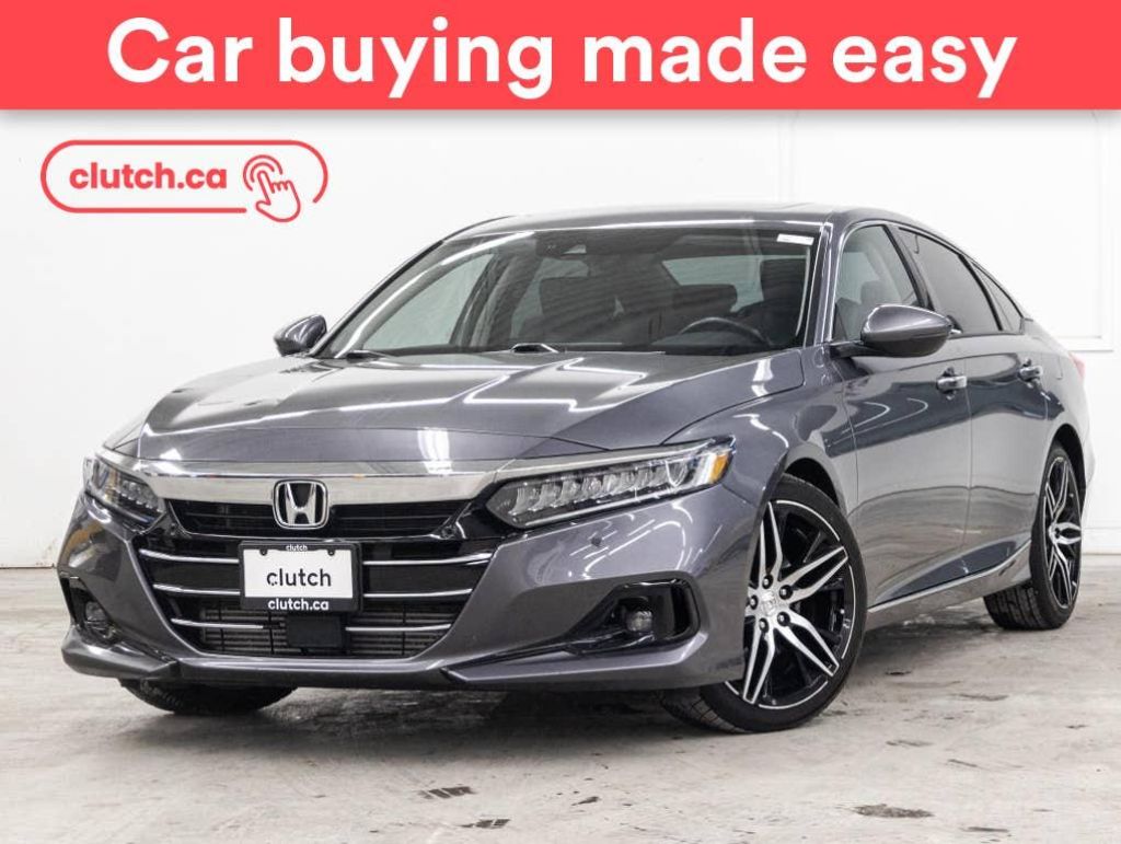 Used 2021 Honda Accord Touring 2.0 w/ Apple CarPlay & Android Auto, Nav, Dual Zone A/C for Sale in Toronto, Ontario