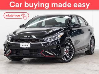 Used 2023 Kia Forte GT Limited  w/ Apple CarPlay & Android Auto, Rearview Cam, Nav for sale in Bedford, NS