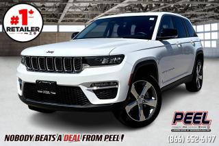 2022 Jeep Grand Cherokee Limited 4X4 | LOADED | Heated Leather Seats | Dual-pane Panoramic Sunroof | Heated Steering Wheel | Remote Start | Uconnect 5 10.1" Touchscreen Display | Navigation | Wireless Apple CarPlay & Android Auto | Bluetooth | 9 Amplified Speakers w/ Subwoofer | Adaptive Cruise Control | Lane Keep Assist | Forward Collision Warning | Blind Spot Monitoring | Pedestrian/Cyclist Emergency Braking | Parking Sensors | Second Row Heated Seats | Power Liftgate

One Owner Clean Carfax

Step into luxury and capability with the 2022 Jeep Grand Cherokee Limited 4X4. This fully loaded SUV offers a premium driving experience, combining comfort, technology, and rugged performance. Sink into heated leather seats and enjoy the expansive views from the dual-pane panoramic sunroof as you embark on your journey. Stay connected and entertained with the Uconnect 5 10.1" touchscreen display, featuring wireless Apple CarPlay and Android Auto integration and a powerful audio system. With advanced safety features like adaptive cruise control, lane keep assist, and forward collision warning, you can navigate with confidence on any road. Whether its urban streets or off-road trails, the Grand Cherokee Limited 4X4 is equipped to handle it all, making it the perfect choice for drivers who demand both luxury and capability in their vehicle.
______________________________________________________

Engage & Explore with Peel Chrysler: Whether youre inquiring about our latest offers or seeking guidance, 1-866-652-6197 connects you directly. Dive deeper online or connect with our team to navigate your automotive journey seamlessly.

WE TAKE ALL TRADES & CREDIT. WE SHIP ANYWHERE IN CANADA! OUR TEAM IS READY TO SERVE YOU 7 DAYS! COME SEE WHY NOBODY BEATS A DEAL FROM PEEL! Your Source for ALL make and models used cars and trucks
______________________________________________________

*FREE CarFax (click the link above to check it out at no cost to you!)*

*FULLY CERTIFIED! (Have you seen some of these other dealers stating in their advertisements that certification is an additional fee? NOT HERE! Our certification is already included in our low sale prices to save you more!)

______________________________________________________

Peel Chrysler  A Trusted Destination: Based in Port Credit, Ontario, we proudly serve customers from all corners of Ontario and Canada including Toronto, Oakville, North York, Richmond Hill, Ajax, Hamilton, Niagara Falls, Brampton, Thornhill, Scarborough, Vaughan, London, Windsor, Cambridge, Kitchener, Waterloo, Brantford, Sarnia, Pickering, Huntsville, Milton, Woodbridge, Maple, Aurora, Newmarket, Orangeville, Georgetown, Stouffville, Markham, North Bay, Sudbury, Barrie, Sault Ste. Marie, Parry Sound, Bracebridge, Gravenhurst, Oshawa, Ajax, Kingston, Innisfil and surrounding areas. On our website www.peelchrysler.com, you will find a vast selection of new vehicles including the new and used Ram 1500, 2500 and 3500. Chrysler Grand Caravan, Chrysler Pacifica, Jeep Cherokee, Wrangler and more. All vehicles are priced to sell. We deliver throughout Canada. website or call us 1-866-652-6197. 

Your Journey, Our Commitment: Beyond the transaction, Peel Chrysler prioritizes your satisfaction. While many of our pre-owned vehicles come equipped with two keys, variations might occur based on trade-ins. Regardless, our commitment to quality and service remains steadfast. Experience unmatched convenience with our nationwide delivery options. All advertised prices are for cash sale only. Optional Finance and Lease terms are available. A Loan Processing Fee of $499 may apply to facilitate selected Finance or Lease options. If opting to trade an encumbered vehicle towards a purchase and require Peel Chrysler to facilitate a lien payout on your behalf, a Lien Payout Fee of $299 may apply. Contact us for details. Peel Chrysler Pre-Owned Vehicles come standard with only one key.