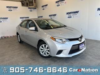 Used 2014 Toyota Corolla TOUCHSCREEN | REAR CAM | LOW KMS | OPEN SUNDAYS for sale in Brantford, ON
