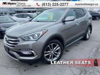 <b>CERTIFIED</b><br>   Compare at $19652 - Myers Cadillac is just $19080! <br> <br>JUST IN - ONE OWNER NO ACCIDENTS- 17 HYUNDAI SANTA FE SE AWD WITH THE 2.0 TURBO! GREY ON BLACK , PANORAMIC SUNROOF, REAR CAMERA, APPLE CARPLAY, HEATED SEATS, REAR HEATED SEATS, POWER EVERYTHING, PUSH TO START. CERTIFIED! NO ADMIN FEES<br> <br>To apply right now for financing use this link : <a href=https://creditonline.dealertrack.ca/Web/Default.aspx?Token=b35bf617-8dfe-4a3a-b6ae-b4e858efb71d&Lang=en target=_blank>https://creditonline.dealertrack.ca/Web/Default.aspx?Token=b35bf617-8dfe-4a3a-b6ae-b4e858efb71d&Lang=en</a><br><br> <br/><br>All prices include Admin fee and Etching Registration, applicable Taxes and licensing fees are extra.<br>*LIFETIME ENGINE TRANSMISSION WARRANTY NOT AVAILABLE ON VEHICLES WITH KMS EXCEEDING 140,000KM, VEHICLES 8 YEARS & OLDER, OR HIGHLINE BRAND VEHICLE(eg. BMW, INFINITI. CADILLAC, LEXUS...)<br> Come by and check out our fleet of 40+ used cars and trucks and 140+ new cars and trucks for sale in Ottawa.  o~o