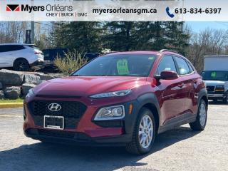 <b>Heated Seats,  Aluminum Wheels,  Remote Keyless Entry,  Apple CarPlay,  Android Auto!</b><br> <br>    The KONA is a recent addition to the SUV family made by Hyundai  a new breed of SUV has been born to take on your city street. This  2020 Hyundai Kona is fresh on our lot in Orleans. <br> <br>The KONA has been designed to turn heads - and to raise pulses. The dynamic design catches your eye with unique details that highlight the strong Hyundai SUV DNA at its core, starting with our signature cascading front grille design, muscular wheel arches and advanced lighting. Bold accent body panels run along the side and rear bumper for a sporty look. Step inside and instantly experience an exceptional level of comfort thanks to its wealth of features. This Kona is more than just its trendy appearance, its a real urban warrior.This  SUV has 101,802 kms. Its  red in colour  . It has an automatic transmission and is powered by a  147HP 2.0L 4 Cylinder Engine.  <br> <br> Our Konas trim level is Essential. Our KONA features Apple CarPlay and Android Auto, a 7 inch colour touch screen with a built in rear view camera. It also includes heated front seats, aluminum wheels, a Bluetooth hands-free phone system, cruise control, remote keyless entry, LED day time running lights, a 60/40 split-fold rear seat, dual USB charging ports, power windows and so much more. This vehicle has been upgraded with the following features: Heated Seats,  Aluminum Wheels,  Remote Keyless Entry,  Apple Carplay,  Android Auto,  Cruise Control,  Touchscreen. <br> <br>To apply right now for financing use this link : <a href=https://www.myersorleansgm.ca/FinancePreQualForm target=_blank>https://www.myersorleansgm.ca/FinancePreQualForm</a><br><br> <br/><br> Buy this vehicle now for the lowest bi-weekly payment of <b>$143.31</b> with $0 down for 84 months @ 9.99% APR O.A.C. ( Plus applicable taxes -  Plus applicable fees   ).  See dealer for details. <br> <br>*MYERS LIFETIME ENGINE AND TRANSMISSION COVERAGE CERTIFICATE NOT AVAILABLE ON VEHICLES WITH KMS EXCEEDING 140,000KM, VEHICLES 8 YEARS & OLDER, OR HIGHLINE BRAND VEHICLE(eg. BMW, INFINITI. CADILLAC, LEXUS...)<br> Come by and check out our fleet of 30+ used cars and trucks and 170+ new cars and trucks for sale in Orleans.  o~o