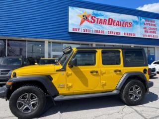 Used 2019 Jeep Wrangler Unlimited 4x4 2 TOPS LOTS OF  OPTIONS  WE FINANCE ALL CREDIT for sale in London, ON