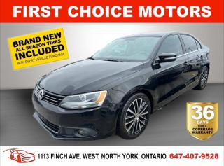Welcome to First Choice Motors, the largest car dealership in Toronto of pre-owned cars, SUVs, and vans priced between $5000-$15,000. With an impressive inventory of over 300 vehicles in stock, we are dedicated to providing our customers with a vast selection of affordable and reliable options. <br><br>Were thrilled to offer a used 2014 Volkswagen Jetta HIGHLINE, black color with 247,000km (STK#7265) This vehicle was $8990 NOW ON SALE FOR $7990. It is equipped with the following features:<br>- Automatic Transmission<br>- Leather Seats<br>- Sunroof<br>- Heated seats<br>- Bluetooth<br>- Alloy wheels<br>- Power windows<br>- Power locks<br>- Power mirrors<br>- Air Conditioning<br><br>At First Choice Motors, we believe in providing quality vehicles that our customers can depend on. All our vehicles come with a 36-day FULL COVERAGE warranty. We also offer additional warranty options up to 5 years for our customers who want extra peace of mind.<br><br>Furthermore, all our vehicles are sold fully certified with brand new brakes rotors and pads, a fresh oil change, and brand new set of all-season tires installed & balanced. You can be confident that this car is in excellent condition and ready to hit the road.<br><br>At First Choice Motors, we believe that everyone deserves a chance to own a reliable and affordable vehicle. Thats why we offer financing options with low interest rates starting at 7.9% O.A.C. Were proud to approve all customers, including those with bad credit, no credit, students, and even 9 socials. Our finance team is dedicated to finding the best financing option for you and making the car buying process as smooth and stress-free as possible.<br><br>Our dealership is open 7 days a week to provide you with the best customer service possible. We carry the largest selection of used vehicles for sale under $9990 in all of Ontario. We stock over 300 cars, mostly Hyundai, Chevrolet, Mazda, Honda, Volkswagen, Toyota, Ford, Dodge, Kia, Mitsubishi, Acura, Lexus, and more. With our ongoing sale, you can find your dream car at a price you can afford. Come visit us today and experience why we are the best choice for your next used car purchase!<br><br>All prices exclude a $10 OMVIC fee, license plates & registration  and ONTARIO HST (13%)