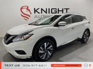 Used 2018 Nissan Murano Platinum | Accident Free | Low Km's | Bose Premium Sound for sale in Moose Jaw, SK