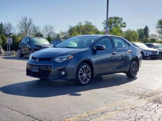 Used 2016 Toyota Corolla S, Sunroof, Split Leather, Heated Seats, Reverse Cam, Bluetooth, Keyless Entry, and More! for sale in Guelph, ON