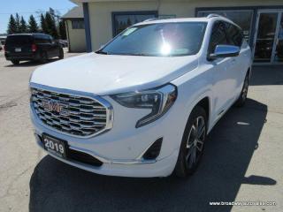 Used 2019 GMC Terrain ALL-WHEEL DRIVE DENALI-VERSION 5 PASSENGER 2.0L - TURBO.. NAVIGATION.. PANORAMIC SUNROOF.. LEATHER.. HEATED SEATS & WHEEL.. BACK-UP CAMERA.. for sale in Bradford, ON