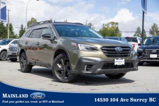 <p><strong><span style=font-family:Arial; font-size:18px;>Adventure Awaits in a 2021 Subaru Outback Outdoor XT! Low mileage, packed with features, and ready for your next journeyonly at Mainland Ford!

Ever imagine having a car thats almost as tech-savvy as your smartphone? Meet the 2021 Subaru Outback Outdoor XT! With just 44,961 km on the odometer, this SUV isnt just a car; its your next adventure buddy waiting to explore the roads less traveled..</span></strong></p> <p><strong><span style=font-family:Arial; font-size:18px;>Its striking green exterior and comfy grey interior make it a head-turner in both urban jungles and rugged trails..</span></strong> <br> This Outback isnt just about looks; its loaded with state-of-the-art features designed to make every drive a pleasure.. From the panoramic power moonroof to the high-beam headlights that automatically adjust to your environment, its like having a co-pilot whos always on the lookout.</p> <p><strong><span style=font-family:Arial; font-size:18px;>And yes, it even comes with front and rear exterior parking camerasbecause who hasnt wished for eyes in the back of their head?

Lets talk about comfort and safety, shall we? Dual-zone automatic temperature control ensures both you and your passengers are always in your comfort zones..</span></strong> <br> The comprehensive suite of airbags, electronic stability control, and ABS brakes are your assurances that Subaru takes your safety seriously, making it a fortress on wheels.. Did you know the Outback can sing? Not really, but with its fully automatic headlights, its ready to perform a light show that could rival your favorite pop stars concert stage.</p> <p><strong><span style=font-family:Arial; font-size:18px;>Plus, the heated door mirrors might just remind you of warm, sunny days, even in the middle of a frosty winter..</span></strong> <br> At Mainland Ford, we speak your language.. Whether youre a tech geek, a weekend warrior, or a family trailblazer, this Subaru Outback Outdoor XT is ready to be part of your family.</p> <p><strong><span style=font-family:Arial; font-size:18px;>Dont just take our word for it; come down and see for yourself why this should be your next vehicle..</span></strong> <br> Your adventure starts here!</p><hr />
<p><br />
<br />
To apply right now for financing use this link:<br />
<a href=https://www.mainlandford.com/credit-application/>https://www.mainlandford.com/credit-application</a><br />
<br />
Looking for a new set of wheels? At Mainland Ford, all of our pre-owned vehicles are Mainland Ford Certified. Every pre-owned vehicle goes through a rigorous 96-point comprehensive safety inspection, mechanical reconditioning, up-to-date service including oil change and professional detailing. If that isnt enough, we also include a complimentary Carfax report, minimum 3-month / 2,500 km Powertrain Warranty and a 30-day no-hassle exchange privilege. Now that is peace of mind. Buy with confidence here at Mainland Ford!<br />
<br />
Book your test drive today! Mainland Ford prides itself on offering the best customer service. We also service all makes and models in our World Class service center. Come down to Mainland Ford, proud member of the Trotman Auto Group, located at 14530 104 Ave in Surrey for a test drive, and discover the difference!<br />
<br />
*** All pre-owned vehicle sales are subject to a $699 documentation fee, $149 Fuel / E-Fill Surcharge, $599 Safety and Convenience Fee and $500 Finance Placement Fee (if applicable) plus applicable taxes. ***<br />
<br />
VSA Dealer# 40139</p>

<p>*All prices plus applicable taxes, applicable environmental recovery charges, documentation of $599 and full tank of fuel surcharge of $76 if a full tank is chosen. <br />Other protection items available that are not included in the above price:<br />Tire & Rim Protection and Key fob insurance starting from $599<br />Service contracts (extended warranties) for coverage up to 7 years and 200,000 kms starting from $599<br />Custom vehicle accessory packages, mudflaps and deflectors, tire and rim packages, lift kits, exhaust kits and tonneau covers, canopies and much more that can be added to your payment at time of purchase<br />Undercoating, rust modules, and full protection packages starting from $199<br />Financing Fee of $500 when applicable<br />Flexible life, disability and critical illness insurances to protect portions of or the entire length of vehicle loan</p>
