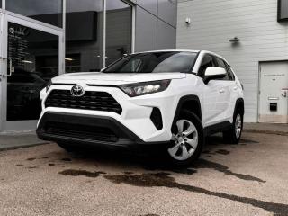 2022 Toyota RAV4 LE shown off in White! It has all weather mats, cloth seating, front heated seats, adaptive cruise controls, lane departure warning, lane keep assist, a backup camera, and so much more. Full photos and description coming soon!Clean CarFax