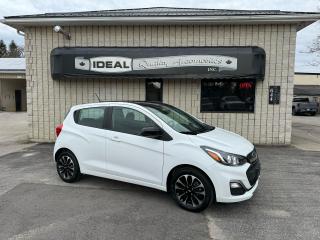 <p><span style=font-size: 12pt;><strong>LIKE NEW 2021 CHEVROLET SPARK <br /><br /></strong></span></p><p><span style=font-size: 12pt;><strong>CERTIFIED</strong></span></p><p><span style=font-size: 12pt;><strong>ONLY 54,000KMS</strong></span></p><p><span style=font-size: 12pt;><strong>RARE BLACK ROOF & BLACK WHEELS<br /><br />BACK-UP CAMERA</strong></span></p><p><span style=font-size: 12pt;><strong>APPLE CARPLAY & ANDROID AUTO<br /><br />FINANCING AVAILABLE</strong></span></p><p><span style=font-size: 12pt;><strong>TRADES WELCOME</strong></span></p><p> </p><p><span style=font-size: 12pt;><strong>THIS VEHICLE HAS BEEN DETAILED & INCLUDES A MTO </strong></span><span style=font-size: 12pt;><strong>SAFETY CERTIFICATE..... ROAD READY!!</strong></span></p><p> </p><p><em><span style=font-size: 12pt;>Buy Here - Pay Here - We Finance</span></em></p><p> </p><p class=MsoNormal><span style=font-size: 12pt;>Please fill out our financing form @ <a href=https://idealqualityauto.ca/financing/>https://idealqualityauto.ca/financing/</a> your information will be viewed by our IN-HOUSE FINACING TEAM ONLY. NO CREDIT CHECKS. The Information you give us will help us finance you for one of our Certified Pre-Owned Vehicles. </span></p><p> </p><p><span style=font-size: 12pt;><span style=color: #333333;>Ideal Quality Automobiles Inc. is conveniently located just off the 402, 10 minutes west of London, in Beautiful Mount Brydges. Ideal has been serving South-Western Ontario since 1988 & are family owned & operated. We are an OMVIC registered dealer and active member of UCDA.  As a member, we stand behind all of our vehicles and strive to provide all our customers with the best possible experience when purchasing a new vehicle. We carry a great selection of certified pre-owned cars, vans, SUVs and trucks. </span></span></p><p><span style=font-size: 12pt;><span style=color: #333333;>Ideal Quality Automobiles Inc is an licensed<strong> Motor Vehicle Inspection </strong></span></span><span style=font-size: 12pt;><span style=color: #333333;><strong>Station</strong> registered with the MTO for all your vehicles repairs and maintenance. Safety Certificates available upon inspection.</span></span></p><p> </p><p> </p><p> </p><p><span style=font-size: 12pt;>Carfax Report Will Be Provided With Every Vehicle!<br /></span></p><p> </p><p> </p><p> </p><p><span style=font-size: 12pt;>Up to 3 Year/ 60,000KM Power Train Warranty Available For $2200.00+ hst No Deductables No Claim Limit</span></p><p> </p><p> </p><p> </p><p><span style=font-size: 12pt;>TEXT Justin @ 519-933-4184 with Inquires Anytime </span><span style=font-size: 12pt;>OR Please Call Doug @ (519) 264-1166 OR TEXT anytime @ 519-872-3223</span></p><p> </p><p> </p><p> </p><p><span style=font-size: 12pt;>Visit Us at 644 Longfield St, Mount Brydges, ON, N0L 1W0 Serving Southwestern Ontario Since 1988</span></p>