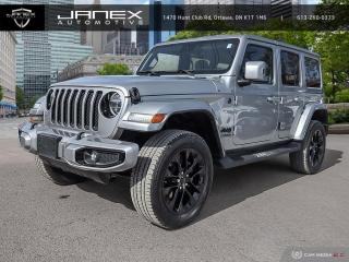 Used 2021 Jeep Wrangler Unlimited Sahara High Altitude Leather Back Up Financing for sale in Ottawa, ON