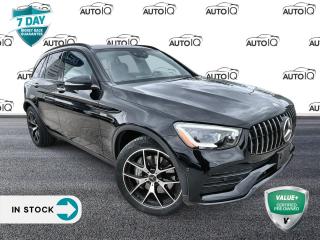 Odometer is 3295 kilometers below market average!<br><br>6 Speakers, Adaptive suspension, Air Conditioning, Alloy wheels, Apple CarPlay, Apple CarPlay/Android Auto, ARTICO/DINAMICA Upholstery<br><br>Child-Seat-Sensing Airbag, Exterior Parking Camera Rear, Front dual zone A/C, Fully automatic headlights, HD Radio, Heated Front Bucket Seats, Illuminated entry, Leather steering wheel<br><br>Memory seat, Power driver seat, Power moonroof, Power passenger seat, Power steering, Power windows, Radio: Connect 20 AM/FM w/Bluetooth, Rain sensing wipers<br><br>Remote keyless entry, Security system, Smartphone Integration, Wheels: 20 AMG 5-Twin-Spoke Light-Alloy.<br><br>Black 2020 Mercedes-Benz GLC 43 AMG® 4MATIC® 4MATIC® 4D Sport Utility 3.0L V6 9-Speed Automatic 4MATIC®<br><br><br>Reviews:<br>  * Commonly, the GLC is praised by owners and reviewers for its road manners, ride comfort, quiet and smooth drive, punchy turbocharged power, and an overall feel and finish fitting of a high-end product. Source: autoTRADER.ca<p> </p>

<h4>VALUE+ CERTIFIED PRE-OWNED VEHICLE</h4>

<p>36-point Provincial Safety Inspection<br />
172-point inspection combined mechanical, aesthetic, functional inspection including a vehicle report card<br />
Warranty: 30 Days or 1500 KMS on mechanical safety-related items and extended plans are available<br />
Complimentary CARFAX Vehicle History Report<br />
2X Provincial safety standard for tire tread depth<br />
2X Provincial safety standard for brake pad thickness<br />
7 Day Money Back Guarantee*<br />
Market Value Report provided<br />
Complimentary 3 months SIRIUS XM satellite radio subscription on equipped vehicles<br />
Complimentary wash and vacuum<br />
Vehicle scanned for open recall notifications from manufacturer</p>

<p>SPECIAL NOTE: This vehicle is reserved for AutoIQs retail customers only. Please, No dealer calls. Errors & omissions excepted.</p>

<p>*As-traded, specialty or high-performance vehicles are excluded from the 7-Day Money Back Guarantee Program (including, but not limited to Ford Shelby, Ford mustang GT, Ford Raptor, Chevrolet Corvette, Camaro 2SS, Camaro ZL1, V-Series Cadillac, Dodge/Jeep SRT, Hyundai N Line, all electric models)</p>

<p>INSGMT</p>