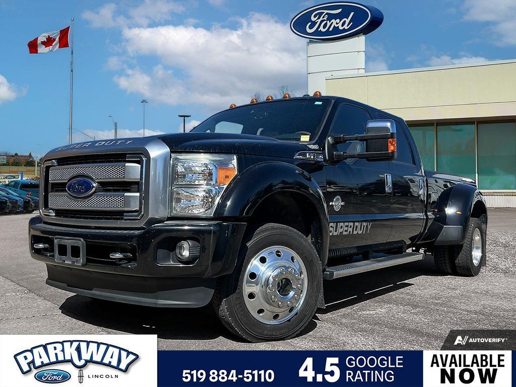Used 2016 Ford F-450 Lariat LEATHER MOONROOF 5TH WHEEL PKG for Sale in Waterloo, Ontario