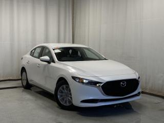 <p>NEW 2024 Mazda3 GS FWD. SKYACTIV-G 2.5L Inline-4. Bluetooth, Cloth Upholstery, Backup Cam, Heated Front Seats, Adaptive Cruise Control, Heated Mirrors, Heated Steering Wheel, Auto Rain-Sensing Wipers, Dual Zone Automatic Climate Controls, Electronic Parking Brake. Call Us For More Info at 587-409-5859</p>  <p>Includes:</p> <p>i-ACTIVSENSE + Safety Features (Smart City Brake Support-Front, Day/Night Forward Pedestrian Detection, Driver Attention Alert, Rear Cross Traffic Alert, Advanced Blind Spot Monitoring)</p>  <p>Along with a daring design, our 2024 Mazda3 GS Sedan delivers plenty of upscale details in Jet Black Mica! Motivated by a 2.5 Inline-4 Cylinder offering 150hp matched to a 6 Speed Automatic transmission so you can move with bold authority. This Front Wheel Drive sedan also responds to your commands with precise handling, and it returns nearly approximately 6.4L/100km on the highway. Our Mazda3 makes a bold style statement with LED lighting, a gloss-black grille, 18-inch alloy wheels, and power mirrors with built-in turn signals.</p>  <p>Our GS is well-prepared for a comfortable ride, thanks to heated cloth front seats,  a leather-wrapped steering wheel, dual-zone automatic climate control, keyless entry, pushbutton ignition, and intuitive infotainment. Highlights include a 7-inch driver display, an 8.8-inch central display, a Commander Controller, voice recognition, Android Auto, Apple CarPlay, Bluetooth, and an eight-speaker Harmonic Acoustics sound system.</p>  <p>Enjoy mobile peace of mind with intelligent Mazda safety measures such as automatic braking, blind-spot monitoring, rear cross-traffic alert, a rearview camera, adaptive cruise control, lane-keeping assistance, a driver attention monitor, and more. You deserve a better ride, so check out our Mazda3 GS today!</p>  <p>Call 587-409-5859 for more info or to schedule an appointment! Listed Pricing is valid for 72 hours. Financing is available, please see dealer for term availability and interest rates. AMVIC Licensed Business.</p>
