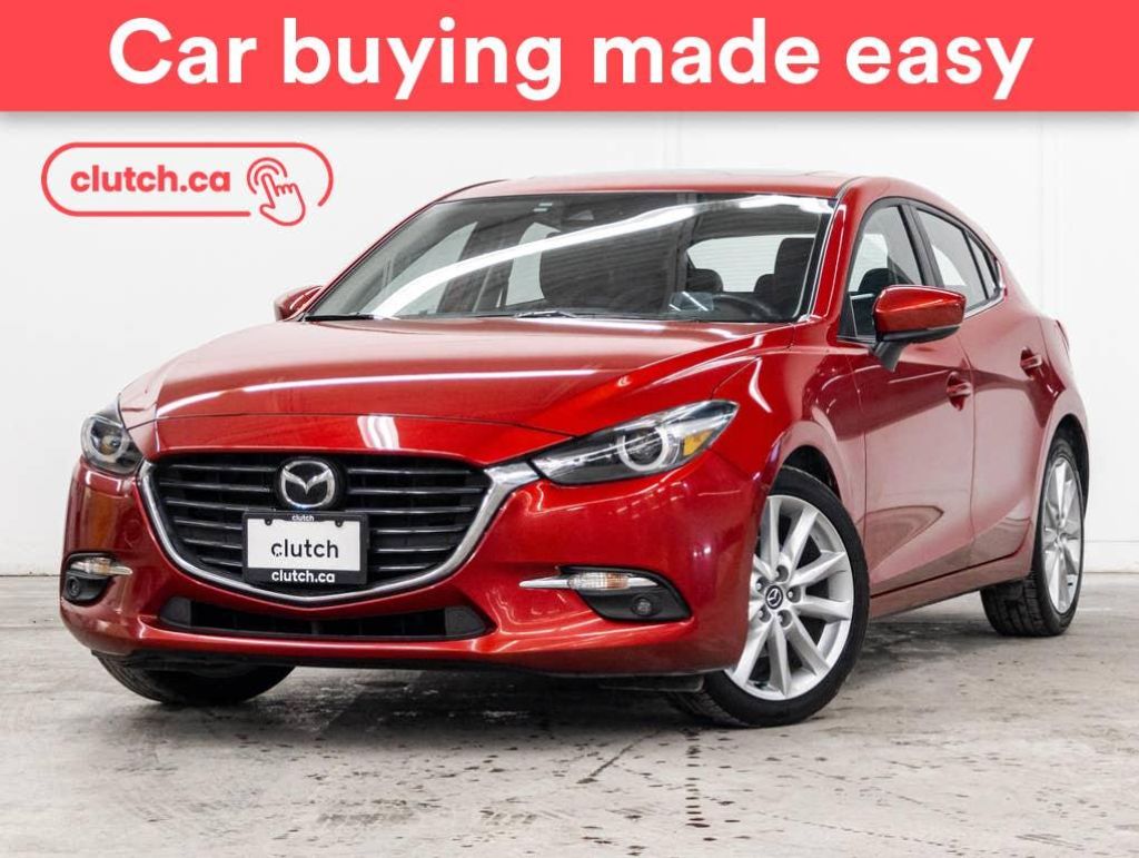 Used 2017 Mazda MAZDA3 GT w/ Premium Package w/ Rearview Camera, Nav, Bluetooth for Sale in Toronto, Ontario