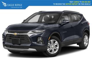 2022 Chevrolet Blazer, AWD, Apple CarPlay/Android Auto, Black Roof Rails, Heated Driver & Front Passenger Seats, Heated front seats, Inside Rear-View Auto-Dimming Mirror, Lane Change Alert w/Side Blind Zone Alert, Outside Heated Power-Adjustable Body-Colour Mirrors, Preferred Equipment Group 3LT, Rear Cross Traffic Alert, Rear Park Assist w/Audible Warning, Rear Power Programmable Liftgate, Speed control, Universal Home Remote 

Eagle Ridge GM in Coquitlam is your Locally Owned & Operated Chevrolet, Buick, GMC Dealer, and a Certified Service and Parts Center equipped with an Auto Glass & Premium Detail. Established over 30 years ago, we are proud to be Serving Clients all over Tri Cities, Lower Mainland, Fraser Valley, and the rest of British Columbia. Find your next New or Used Vehicle at 2595 Barnet Hwy in Coquitlam. Price Subject to $595 Documentation Fee. Financing Available for all types of Credit.