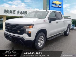 Used 2022 Chevrolet Silverado 1500 Work Truck push button start, heated outside mirrors,remote keyless entry,HD rear vision camera for sale in Smiths Falls, ON