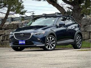 Sunroof, Head-Up Display, Heated Seats & Steering Wheel, Backup Cam, Navigation, Apple Carplay/Android Auto, and more!

Meet our Accident-Free 2019 Mazda CX-3 GT AWD in Deep Crystal Blue Mica promises a confident, capable drive! Powered by a 2.0 Litre 4 Cylinder generates 146hp tethered to a paddle-shifted 6 Speed Automatic transmission with Sport Mode. Youll leave other All Wheel Drive SUVs in your dust while enjoying an exhilarating ride with excellent handling, precise steering, and 6.9L/100km on the highway. Check out the great-looking gunmetal-finish alloy wheels, LED headlights with signature lighting, a sunroof, and a rear roof spoiler!

Bold and sophisticated, the design of our Mazda CX-3 GT elevates your style and wins you second glances. Open the door to find an upscale cabin that has been meticulously designed to meet your needs with Advanced keyless entry, a heated steering wheel, an Active Driving Display, heated Leather and Lux Suede trimmed interior, 10-way power driver seat with memory, and a rearview camera. Maintaining a safe connection to your digital world is easy with Bluetooth®, a Mazda Connect colour touchscreen display, HMI Commander, voice-commanded Navigation, and a Premium Bose sound system. Youll feel inspired to take on your day the minute you buckle up and fire up the engine!

Drive confidently knowing your Mazda has been engineered with advanced safety systems such as adaptive front lighting, ABS, stability/traction control, advanced airbags, and more to provide peace of mind while you are behind the wheel. Excellent in fit and finish, our SUV rewards you with security, and driving enjoyment youve got to feel for yourself! Save this Page and Call for Availability. We Know You Will Enjoy Your Test Drive Towards Ownership! 

Bustard Chrysler prides ourselves on our expansive used car inventory. We have over 100 pre-owned units in stock of all makes and models, with the largest selection of pre-owned Chrysler, Dodge, Jeep, and RAM products in the tri-cities. Our used inventory is hand-selected and we only sell the best vehicles, for a fair price. We use a market-based pricing system so that you can be confident youre getting the best deal. With over 25 years of financing experience, our team is committed to getting you approved - whether you have good credit, bad credit, or no credit! We strive to be 100% transparent, and we stand behind the products we sell. For your peace of mind, we offer a 3 day/250 km exchange as well as a 30-day limited warranty on all certified used vehicles.