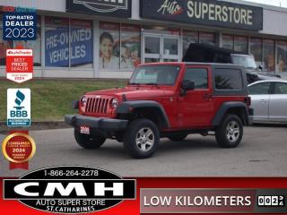 Used 2009 Jeep Wrangler X  **VERY LOW KMS - CLEAN CARFAX** for sale in St. Catharines, ON