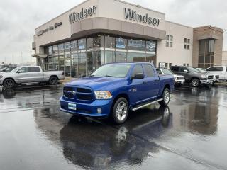Recent Arrival!

Blue Streak Pearlcoat 2018 Ram 1500 Express 4WD 8-Speed Automatic HEMI 5.7L V8 Multi Displacement VVT

**CARPROOF CERTIFIED**.

* PLEASE SEE OUR MAIN WEBSITE FOR MORE PICTURES AND CARFAX REPORTS *

 Buy in confidence at WINDSOR CHRYSLER with our 95-point safety inspection by our certified technicians. 

Searching for your upgrade has never been easier. 

You will immediately get the low market price based on our market research, which means no more wasted time shopping around for the best price, Its time to drive home the most car for your money today. 

OVER 100 Pre-Owned Vehicles in Stock! 

Our Finance Team will secure the Best Interest Rate from one of out 20 Auto Financing Lenders that can get you APPROVED! 

Financing Available For All Credit Types! Whether you have Great Credit, No Credit, Slow Credit, Bad Credit, Been Bankrupt, On Disability, Or on a Pension, we have options.

 Looking to just sell your vehicle? 

We buy all makes and models let us buy your vehicle.


 Proudly Serving Windsor, Essex, Leamington, Kingsville, Belle River, LaSalle, Amherstburg, Tecumseh, Lakeshore, Strathroy, Stratford, Leamington, Tilbury, Essex, St. Thomas, Waterloo, Wallaceburg, St. Clair Beach, Puce, Riverside, London, Chatham, Kitchener, Guelph, Goderich, Brantford, St. Catherines, Milton, Mississauga, Toronto, Hamilton, Oakville, Barrie, Scarborough, and the GTA.


Awards:
  * Canadian Car of the Year AJACs Best Pick-Up Truck In Canada For 2018