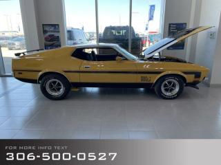 Used 1972 Ford Mustang Mach I Fully Restored! Must See!! for sale in Moose Jaw, SK
