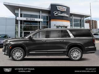 New 2024 Cadillac Escalade ESV Luxury  ESV, 3.0 DURAMAX DIESEL, SUNROOF, LEATHER, THE WORKS., IN STOCK! for sale in Ottawa, ON