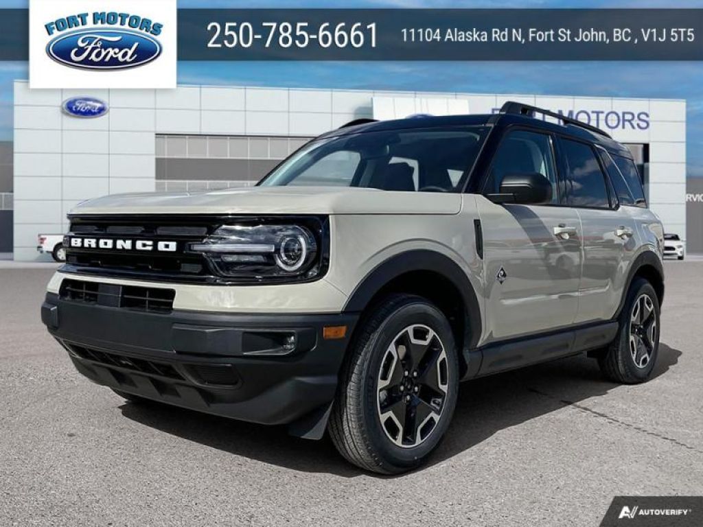 New 2024 Ford Bronco Sport Outer Banks - Premium Audio for Sale in Fort St John, British Columbia