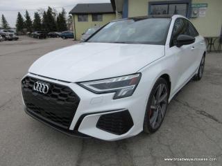 Used 2023 Audi S3 ALL-WHEEL DRIVE PREMIUM-PLUS-EDITION 5 PASSENGER 2.0L - DOHC.. DRIVE-MODE-SELECT.. LEATHER.. HEATED SEATS.. POWER SUNROOF.. BACK-UP CAMERA.. for sale in Bradford, ON