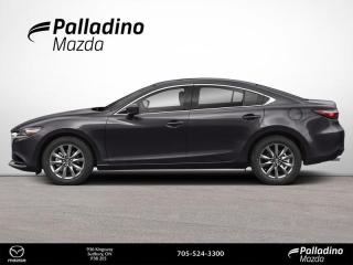 <b>Previous Daily Rental <br><br>Sunroof,  Heated Steering Wheel,  Heated Seats,  Adaptive Cruise Control,  Apple CarPlay!<br> <br></b><br>  An impressive array of safety features help this Mazda6 ensure that every driving experience is fun, engaging and as safe as possible. This  2021 Mazda Mazda6 is fresh on our lot in Sudbury. <br> <br>The 2021 Mazda6 was specially crafted to give drivers an exhilarating driving experience while making a bold statement. Thanks to its Skyactiv engine technology, on-road handling and feature rich interior, this amazing sedan provides an unforgettable ride. Filled with premium options, its cabin provides a comfortable and luxurious feel down to the smallest of details. This  sedan has 95,031 kms. Its  machine gray in colour  . It has an automatic transmission and is powered by a  2.5L I4 16V GDI DOHC engine.  This unit has some remaining factory warranty for added peace of mind. <br> <br> Our Mazda6s trim level is GS-L. This GS-L really takes it up a notch with a power moonroof, leatherette seats, a heated steering wheel, lane keep assist, lane departure warning and auto high beam assist. The list of premium features continues with heated seats, an advanced proximity keyless entry system, advanced cruise with stop and go, smart city brake support, advanced blind spot monitoring, an 8 inch color touchscreen with MAZDA CONNECT, Apple CarPlay and Android Auto. Additional impressive features include stylish aluminum wheels, heated power side mirrors, LED signature lighting plus it even comes with automatic dual zone climate control to keep all passengers comfortable on every trip. This vehicle has been upgraded with the following features: Sunroof,  Heated Steering Wheel,  Heated Seats,  Adaptive Cruise Control,  Apple Carplay,  Android Auto,  Lane Keep Assist. <br> <br>To apply right now for financing use this link : <a href=https://www.palladinomazda.ca/finance/ target=_blank>https://www.palladinomazda.ca/finance/</a><br><br> <br/><br>Palladino Mazda in Sudbury Ontario is your ultimate resource for new Mazda vehicles and used Mazda vehicles. We not only offer our clients a large selection of top quality, affordable Mazda models, but we do so with uncompromising customer service and professionalism. We takes pride in representing one of Canadas premier automotive brands. Mazda models lead the way in terms of affordability, reliability, performance, and fuel efficiency.The advertised price is for financing purchases only. All cash purchases will be subject to an additional surcharge of $2,501.00. This advertised price also does not include taxes and licensing fees.<br> Come by and check out our fleet of 80+ used cars and trucks and 90+ new cars and trucks for sale in Sudbury.  o~o